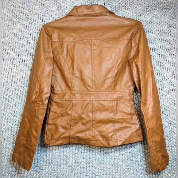 Jennyfer J Faux Leather Jacket size Medium - Picture 4 of 7